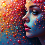 Sameh Elbialy An enchanting artwork depicting countless drops of ae869099 9507 475d 9d00 851141eb91c