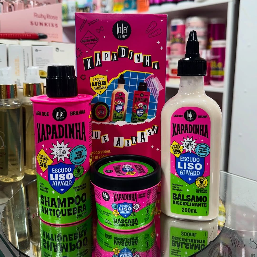Kit Xapadinha (Shampoo 250ml + Leave-in 200ml + Máscara 100g), Lola Cosmetics
