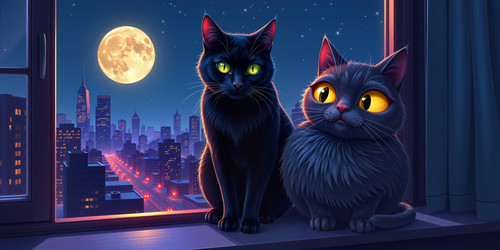 A captivating and stylish wallpaper featuring a cool cat exuding late night vibes with Big Belly Bob.jpg