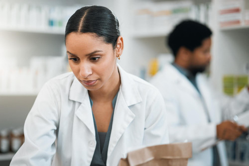 pharmacy medicine inventory with woman store retail pills product shopping medical healthcare with p.jpg