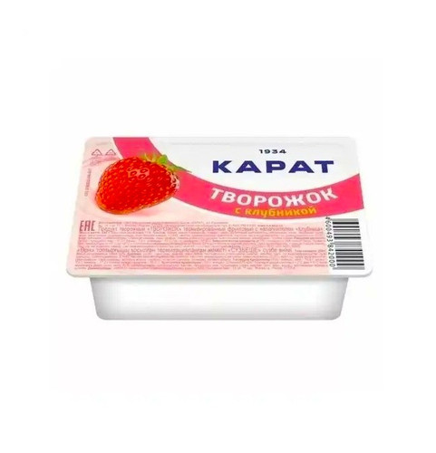 4600493000110 ТВОРОЖНЫЙ ПРОДУКТ ТВОРОЖОК КАРАТ С КЛУБНИКОЙ 9% 100 Г .jpg