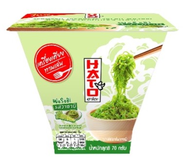 504000042 ยำสาหร่ายญี่ปุ่น วาซาบิ ฮาโตะ ถ้วย 70 กรัม.jpg