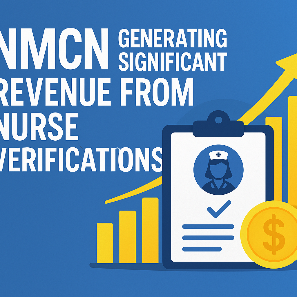 nmcn generating revenue from nurse verifications