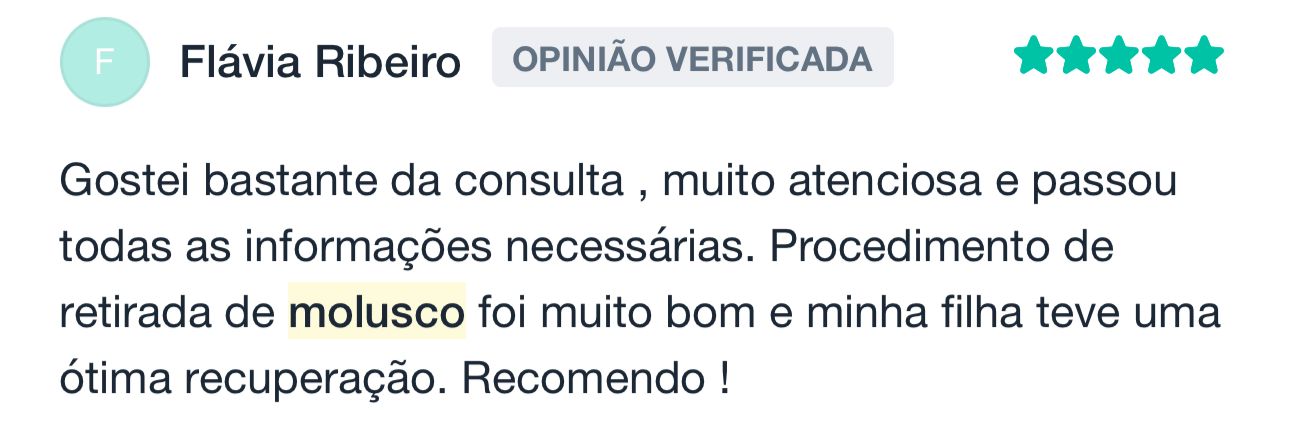 Depoimento de paciente sobre atendimento