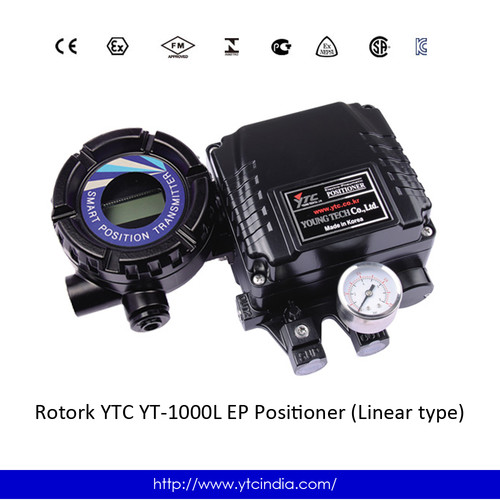 Rotork YTC YT-1000L Electro Pneumatic positioner is used for operation of pneumatic valve actuators by means of electrical controller or control system with an analog output signal of DC 4 to 20mA or split ranges. - It is designed for high durability and performance in high vibration environment. - Durability has proven after testing of 1 million times minimum. - Response time is very short and accurate. - Simple part change can set 1/2 Split Range. - It is economical due to less air-consumption. - Direct/Reverse action can be set easily. - Zero & Span adjustment process is simply. - Feedback Connection is easy.
For More Details Visit Our Website :- www.ytcindia.com
Email Us At :- info@ytcindia.com , ytcindia9@gmail.com
Tel. No.: +91-11-2201-4325,4327,65094516