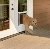 Secure Exterior Door Options with Dog Door Installed.gif