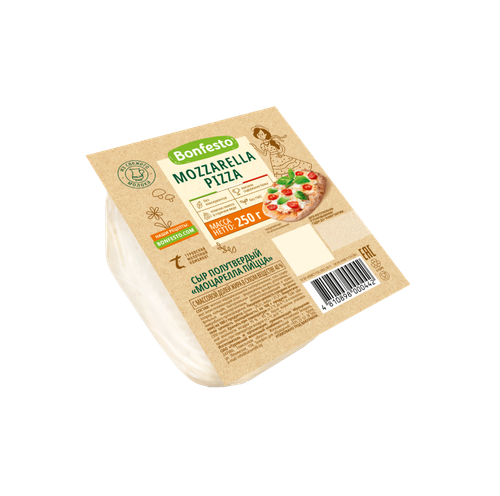 4810898000442 СЫР BONFESTO MOZZARELLA PIZZA ПОЛУТВЕРДЫЙ 250 Г.png