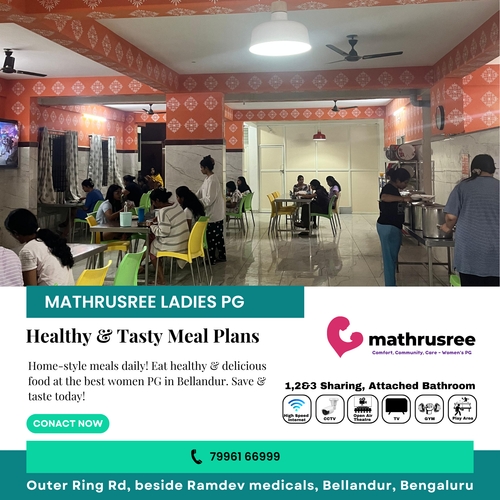 Tasty, healthy meals every day at the best women PG in Bellandur.png