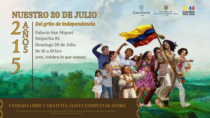 002 4.jpg “Celebremos Nuestro 20 de Julio”, Colombia en Buenos Aires