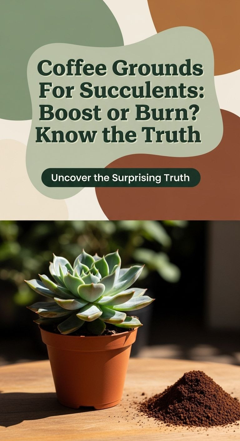 are coffee grounds good for succulent plants