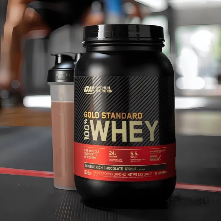 Optimum Nutrition, Whey,gold Standard, 2lbs (907g) – Morango Sabor Delicious strawberry