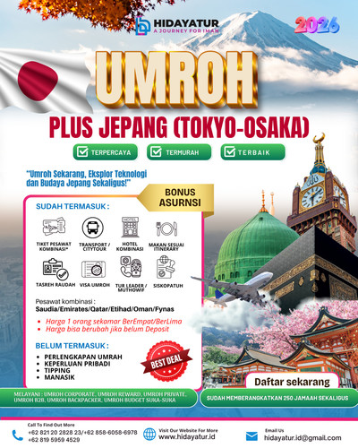 Umroh Plus Jepang (Tokyo Osaka) by Hidayatur.jpg