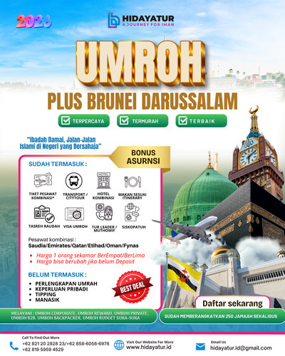 Umroh Plus Brunnei Darussalam by Hidayatur.jpg