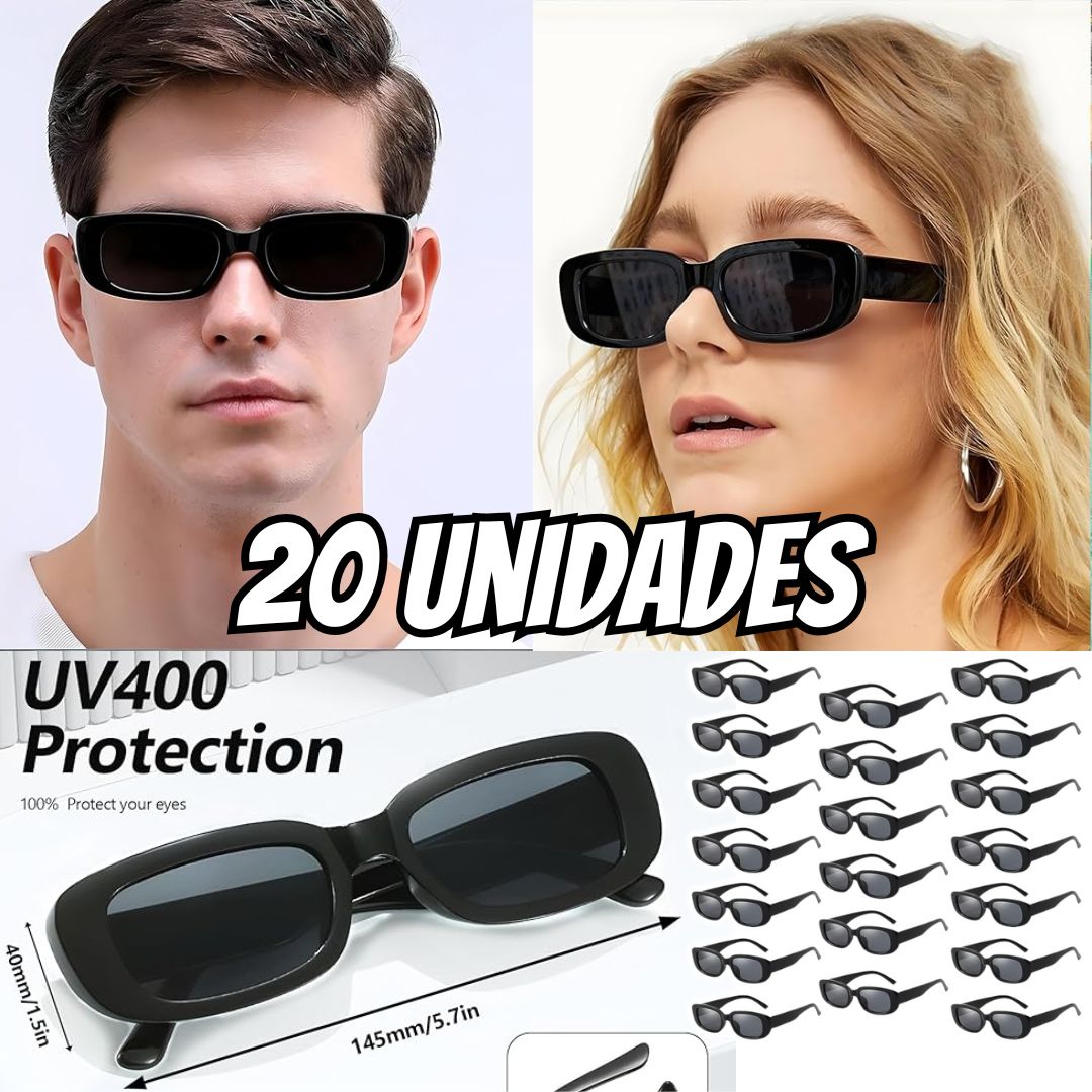 Óculos de Sol SIEYEWER SW2502-XFK preto pacote com 20 Unidades
