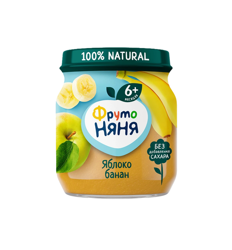 4600338007663 Пюре Фрутоняня ЯблокоБанан 90 Г ДПак .png