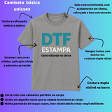 camiseta básica unissex