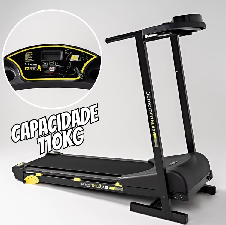 Dream Fitness Esteira Eletrônica Ronaldinho R10 1.6 Bivolt