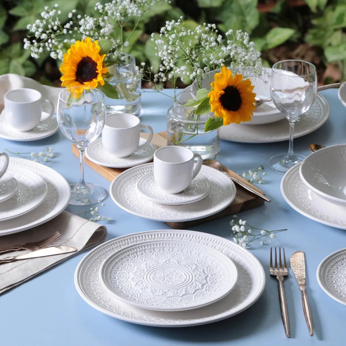 Aparelho de Jantar 42 Peças Agra Branco Porto Brasil