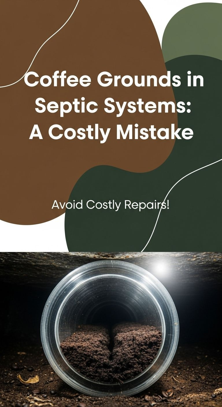 are coffee grounds safe for septic systems