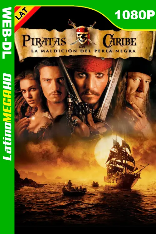 Piratas del Caribe: La Maldición del Perla Negra (2003) Latino HD DSNP WEB-DL 1080P