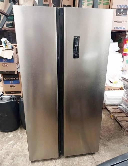 Refrigerador/geladeira 489l Side By Side Philco Prf504i Cor Aço