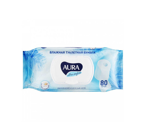 4600999011078 Туалетная Бумага Влажная Aura Ultra Comfort С Крышкой 80Шт .jpg