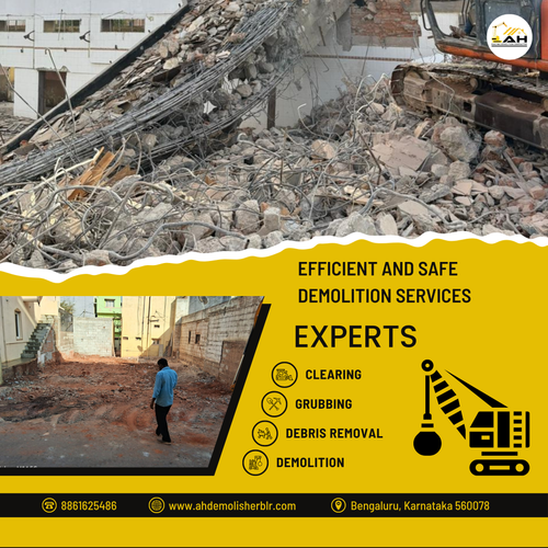 We completed site demolition today for a client in JP Nagar..png