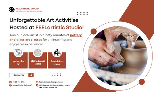 Join our local artist in ninety minutes of pottery and glass art classes for an inspiring and enjoyable experience!

https://feelartistic.org/glass-fusing/