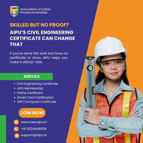 Skilled But No Proof AIPU’s Civil Engineering Certificate Can Change That.jpg