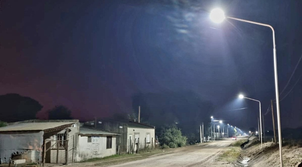 Se Habilitaron 1.100 Metros De Iluminación Especial En Calle Santa Fe