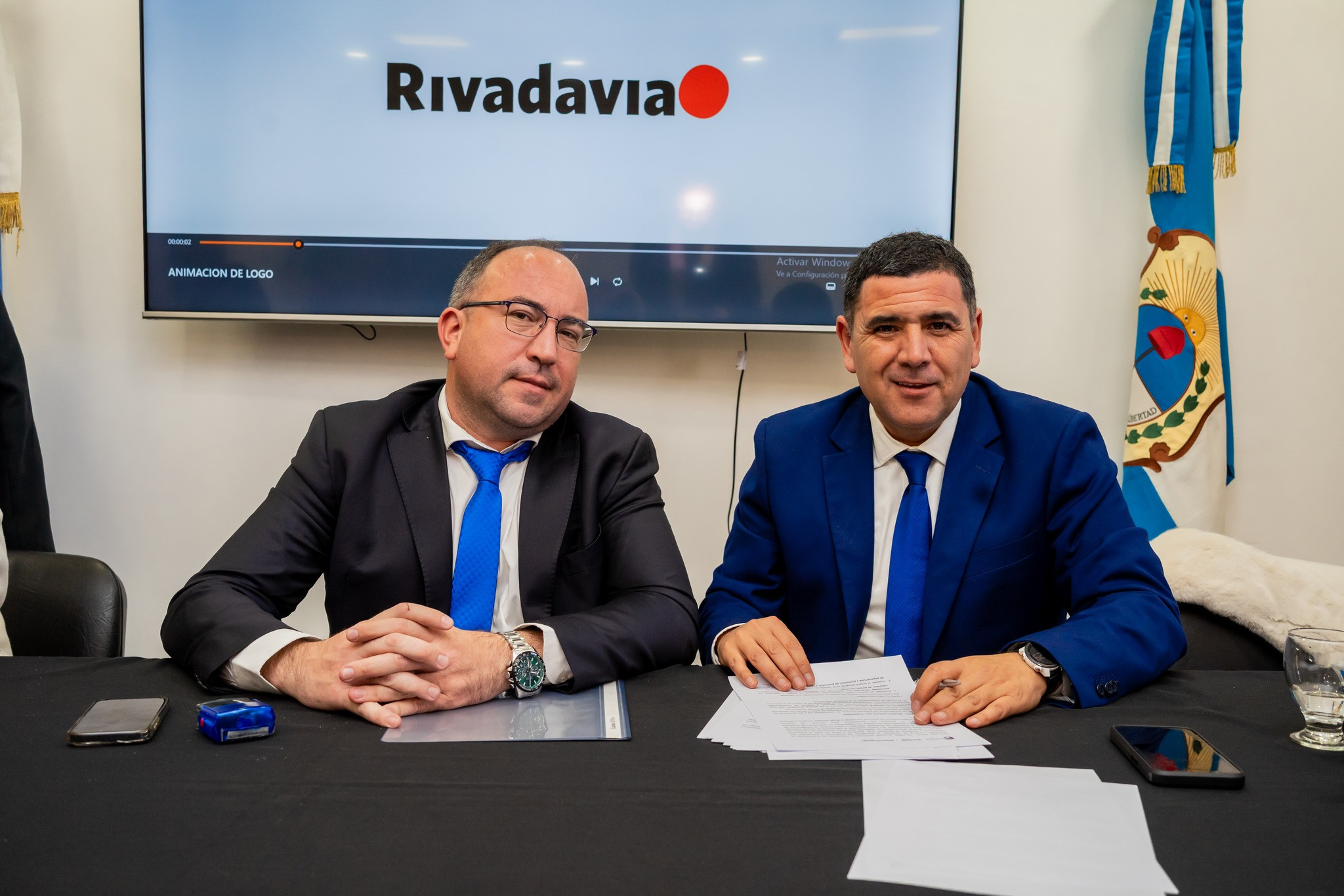 En compromiso que cruza fronteras,el intendente Sergio Miodowsky firmo un convenio de colaboración entre la Municipalidad de Rivadavia y el Municipio Monte Patria, Chile.