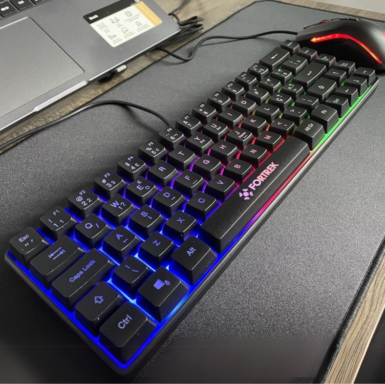 Teclado Gamer Fortrek Fearless 80 TKL Preto