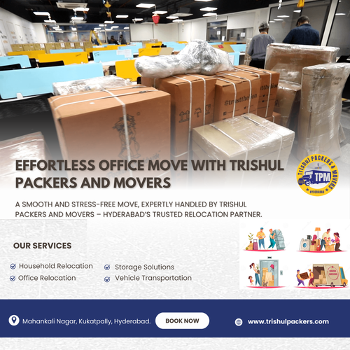 We assisted a business today with office shifting