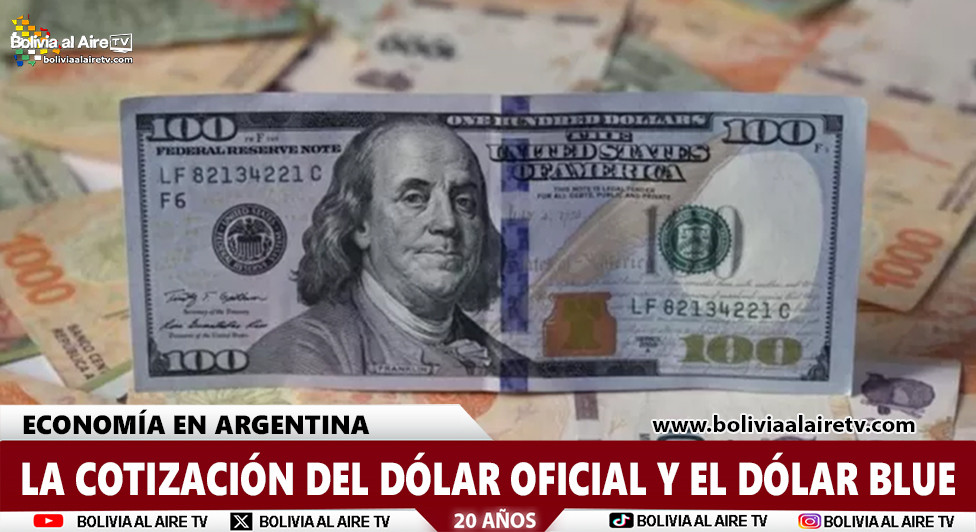 DOLAR EN ARGENTINA .jpg ARGENTINA: INCREMENTÓ EL DÓLAR OFICIAL Y EL DÓLAR BLUE