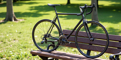 Subject A realistic bicycle depicted in high detail The bike is a classic road bicycle with a lightw.jpg