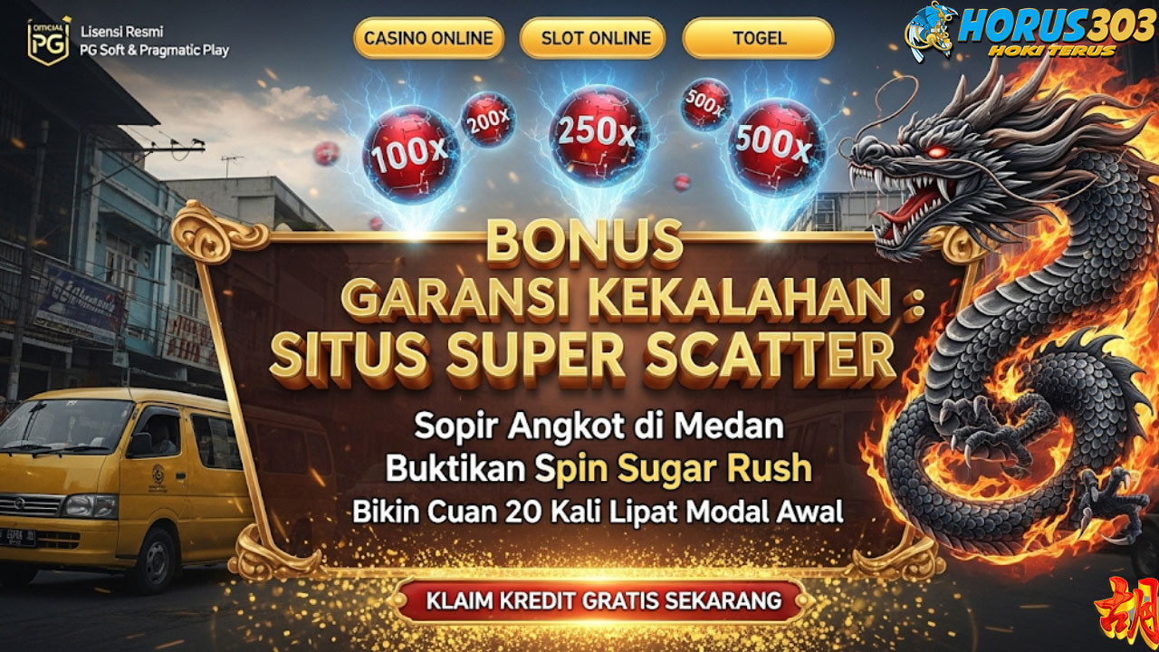 Sopir Angkot di Medan Buktikan Spin Sugar Rush Bikin Cuan 20 Kali Lipat Modal Awal