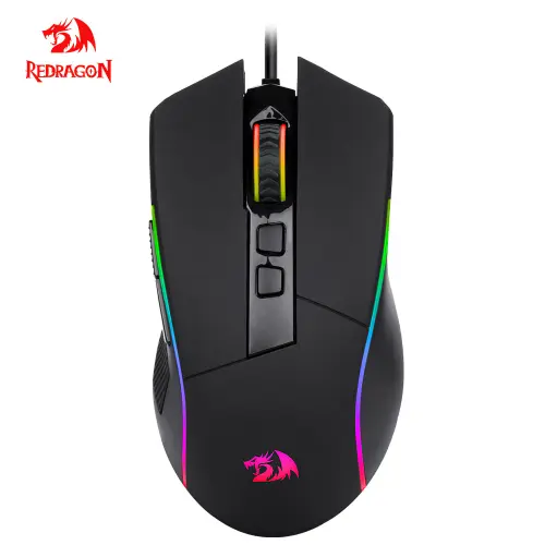 REDRAGON Lonewolf G105 RGB Rato De Jogos Com Fio USB 8000 DPI 8 Botões Ratos Ergonômicos Programávei.webp