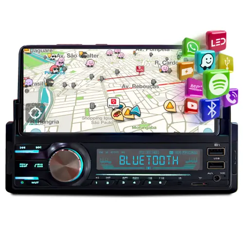 Radio Carro Som Mp3 Com Suporte P Celular 2 Usb Bluetooth 70.webp