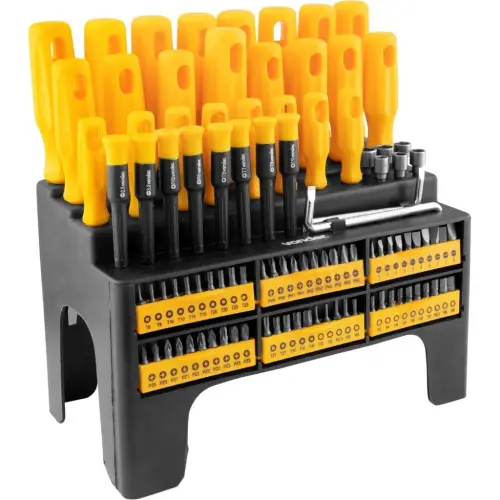 Jogo Chaves Fenda Phillips Hex Precisão 100 pçs Vonder 110.webp