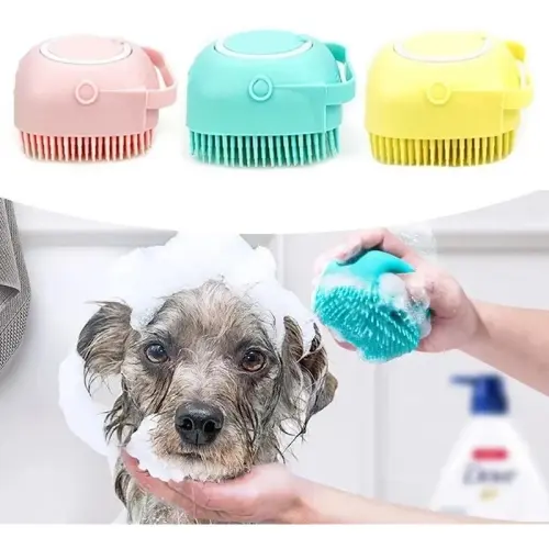 Lava Pelo Pet Escova Banho Cachorro Gato Dispenser Shampoo 5.webp