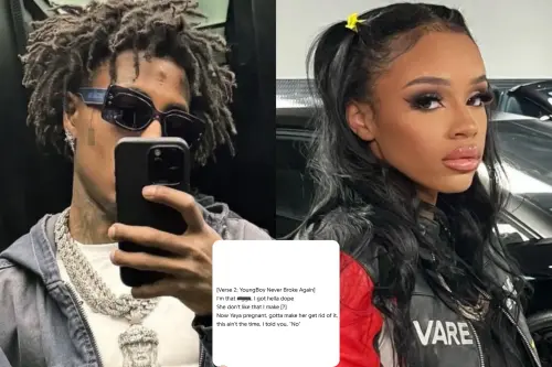 NBA YoungBoy seemingly confirmed that Yaya Mayweather is pregnant with his child.webp