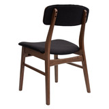 Set 2 sillas de comedor Tripoli asiento color Negro (3)