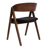 Set 2 sillas de comedor Victoria asiento color Negro (3)