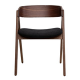 Set 2 sillas de comedor Victoria asiento color Negro (5)