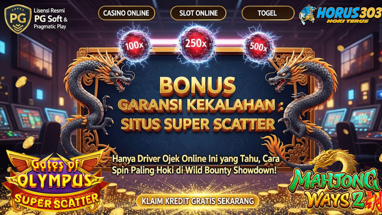 Hanya Driver Ojek Online Ini yang Tahu, Cara Spin Paling Hoki di Wild Bounty Showdown!