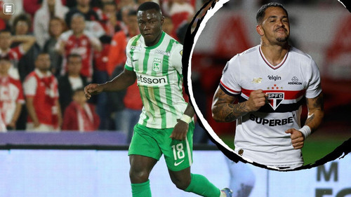 Atlético Nacional e São Paulo: acompanhe o jogo ao vivo nas oitavas da Libertadores