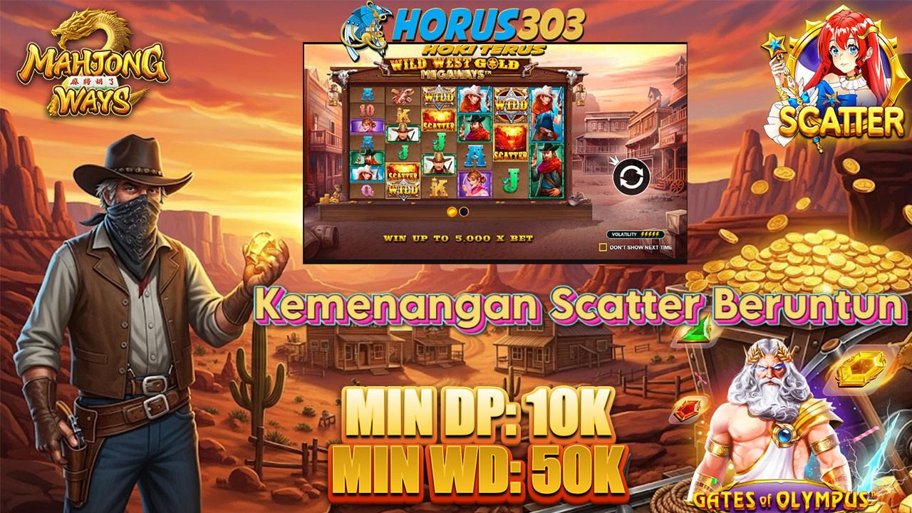 Angka Mengejutkan dari Fitur Wild Wild West Gold Megaways, Bagaimana Mita Kurniawan Surabaya Meraup Rp5 Juta