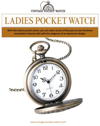 Elegant Ladies Pocket Watch – Timeless Vintage Style.png