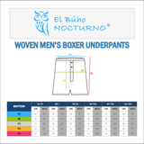 4. WOVEN MENS BOXER UNDERPANTS MEASUREMENT SPEC