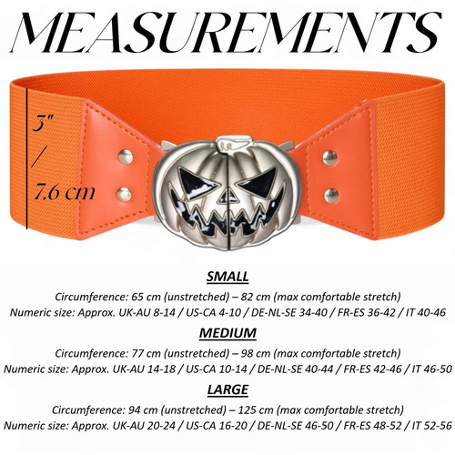 Ro Rox Pumpkin Belt Halloween Orange Measurements.jpg